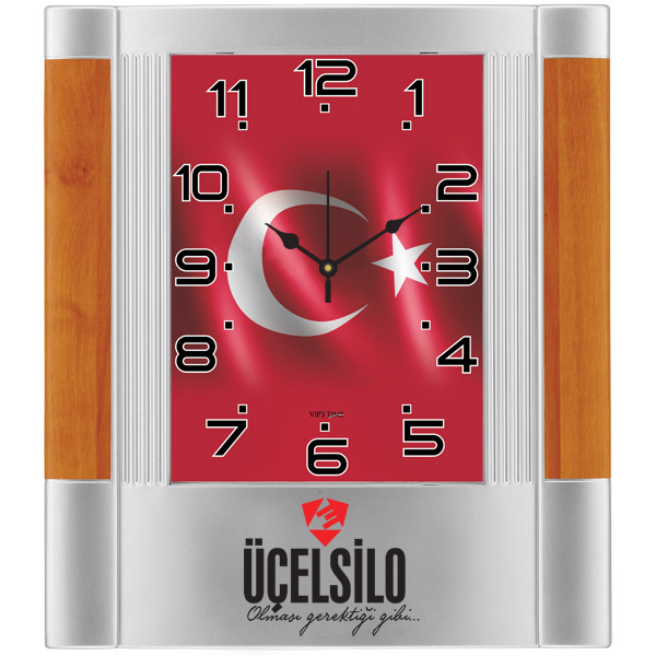 V30-508-B PLASTİK DUVAR SAATİ