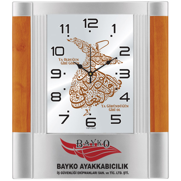 V30-508-M PLASTİK DUVAR SAATİ