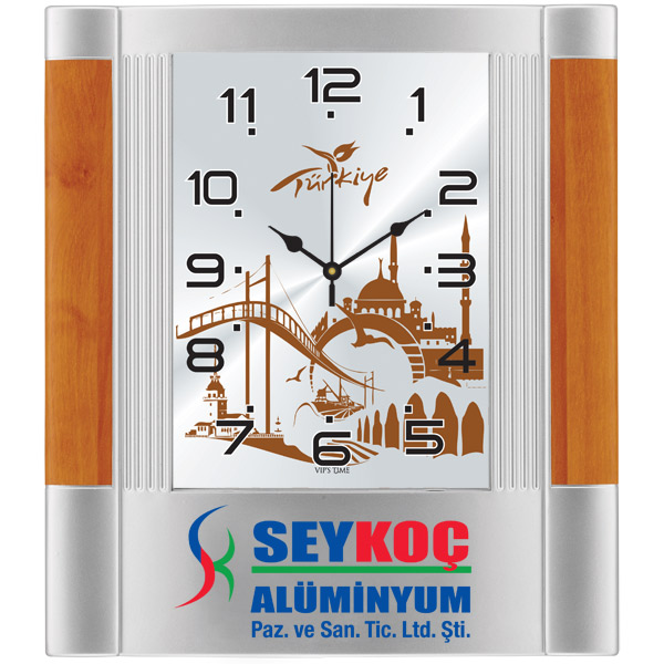 V30-508-T PLASTİK DUVAR SAATİ