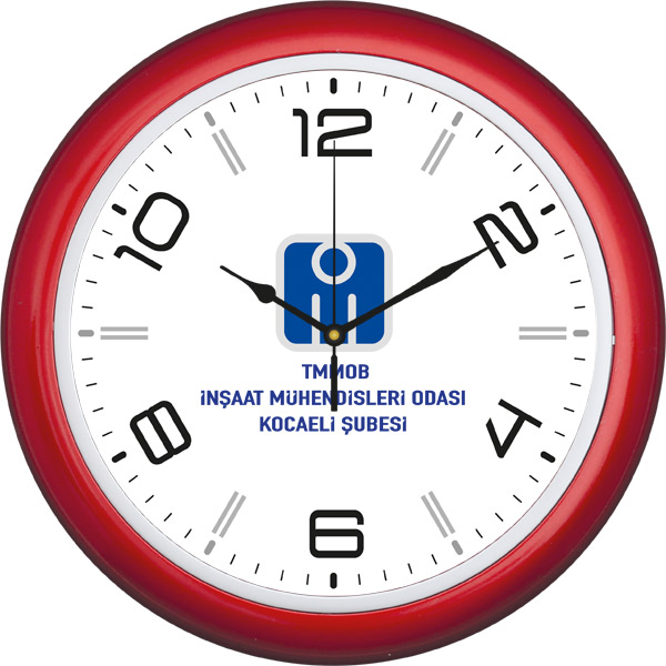 V30-510-K PLASTİK DUVAR SAATİ