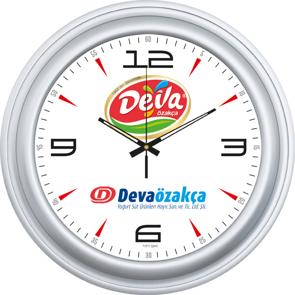 V30-518-G PLASTİK DUVAR SAATİ