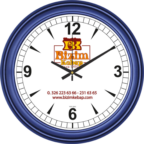 V30-523-L PLASTİK DUVAR SAATİ
