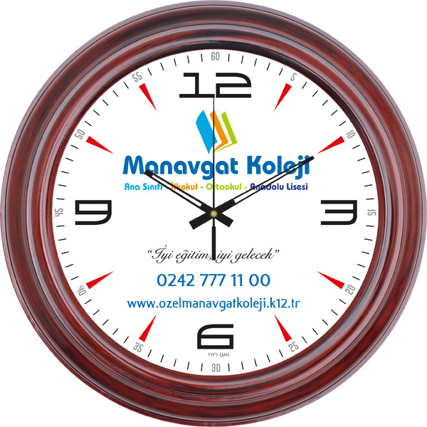 V30-527-AH PLASTİK DUVAR SAATİ