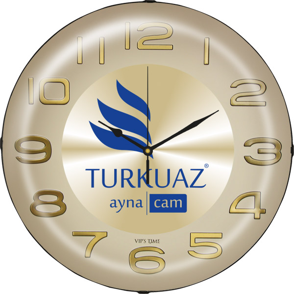 V30-529-AM BOMBE CAM DUVAR SAATİ