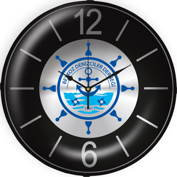 V30-529-SGM BOMBE CAM DUVAR SAATİ