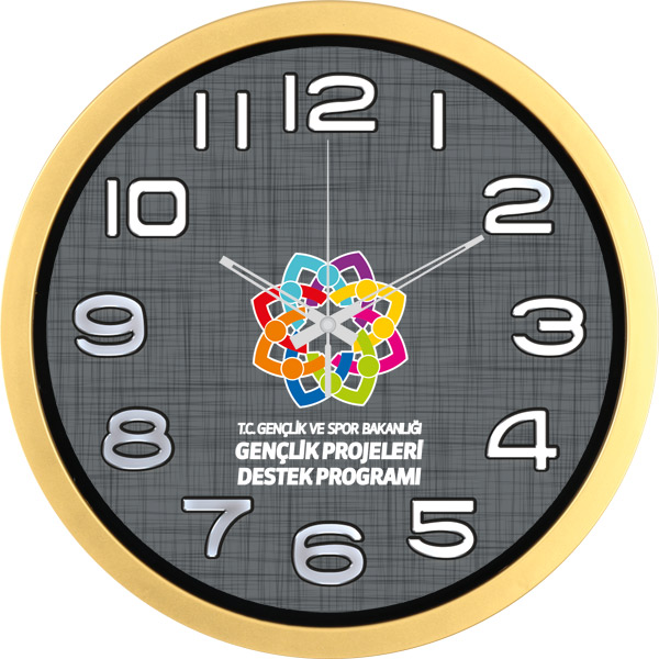 V30-534-ABMZ PLASTİK DUVAR SAATİ