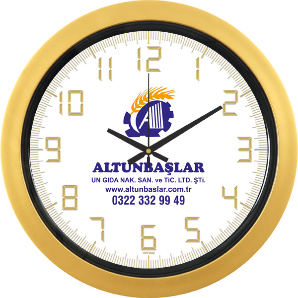 V30-546-AV PLASTİK DUVAR SAATİ
