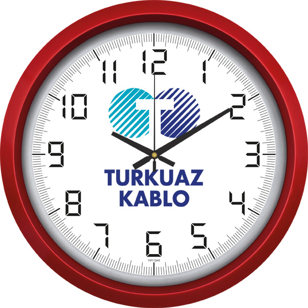 V30-551-K PLASTİK DUVAR SAATİ