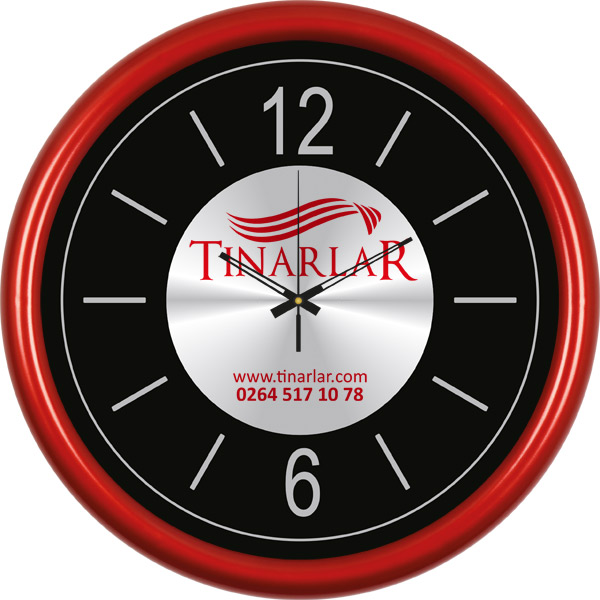V30-616-K PLASTİK DUVAR SAATİ