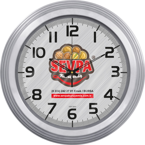 V30-915-BMZ ALÜMİNYUM DUVAR SAATİ