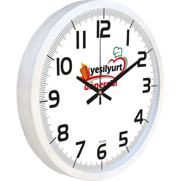 V30-970-B ALÜMİNYUM DUVAR SAATİ