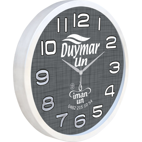 V30-990-BMZ ALÜMİNYUM DUVAR SAATİ
