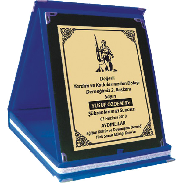 AP-01-L-9X12 ALBÜM PLAKET