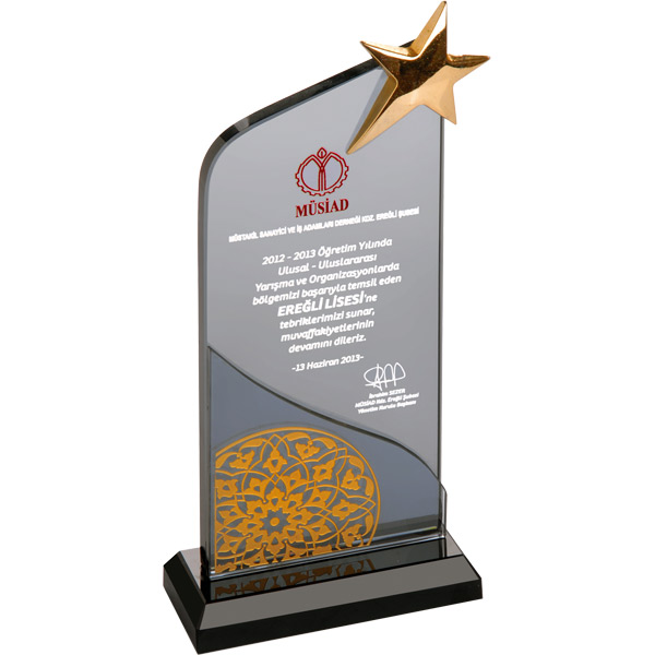 EKT-101 KRİSTAL PLAKET