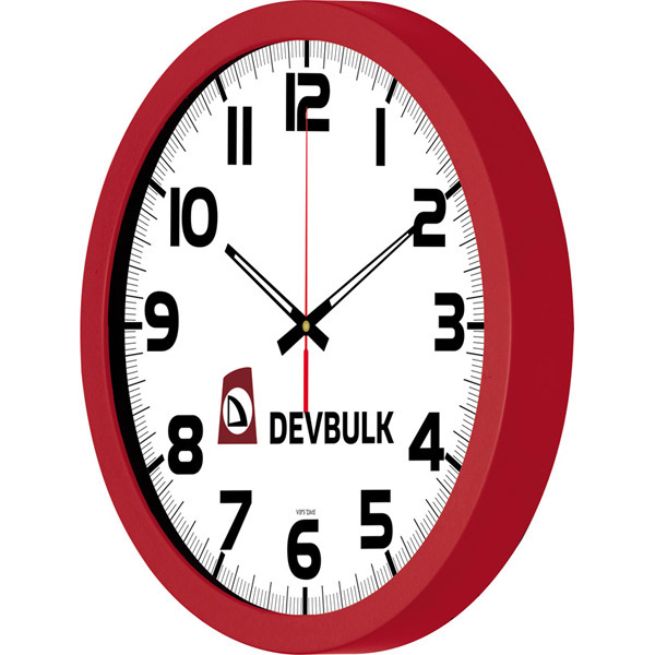V30-334-K PLASTİK DUVAR SAATİ