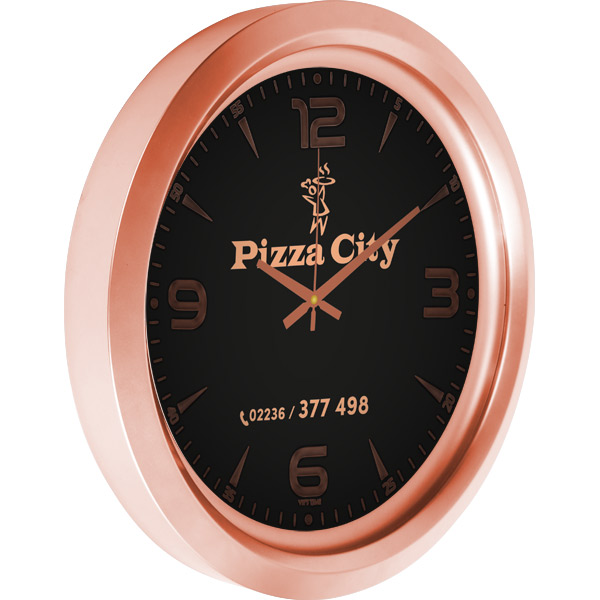 V30-743-B METALİZE DUVAR SAATİ